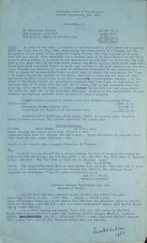 Mortgage and sale of Sorrento tram and other details.