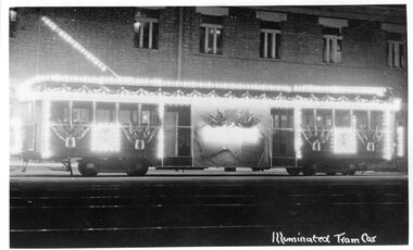 Black and White - illuminated W1 421 - visit of Duke and Duchess of York - 1927