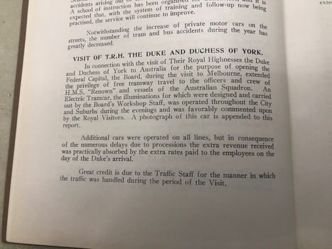 extract from the 1926-27 MMTB Annual Report.