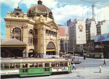 Postcard - Flinders St Station and SW6 900