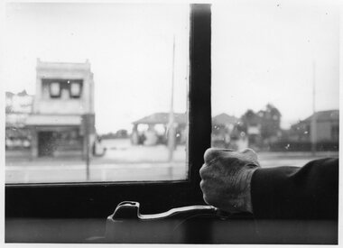 Photograph - Driver at controller of a VR Tram