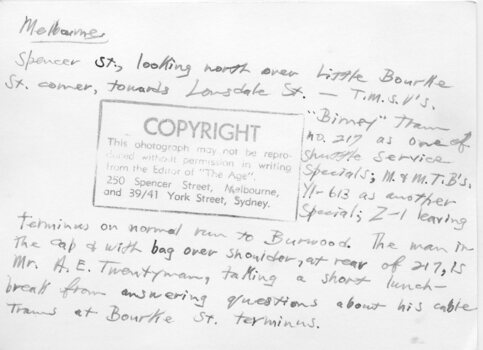 Notes on the above image written on rear of photo.