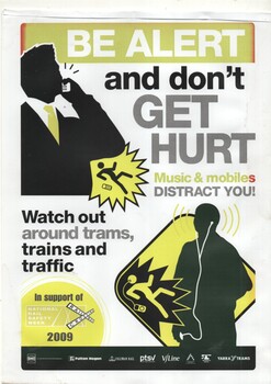 Poster - Be Alert and don't get hurt