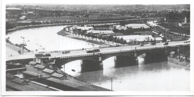 Photograph - Yarra River and Princes Bridge from Flinders St Station clock tower