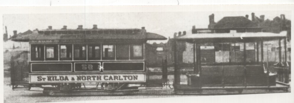 Photo of the cable tram set used in an article on Melbourne Cable trams 