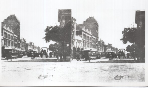Stereo pair - Swanston St