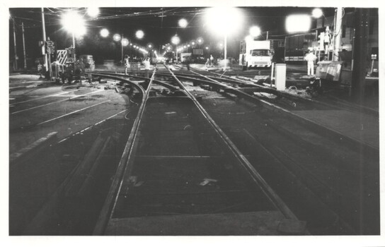 Photograph - Trackwork  High St St Kilda