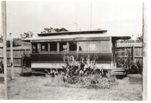 Photograph - Cable trailer 290 - preserved at Northcote 1930