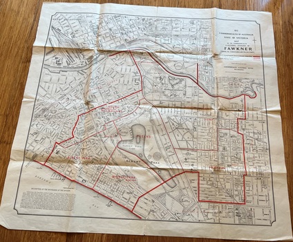 Map - Commonwealth Electoral Division of Fawkner