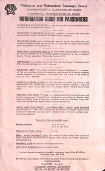 "Information Guide for Passengers" - page 2