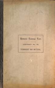 MTT Contract No. 42 - Permanent Way Material - cover