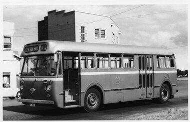 Photograph - MMTB Bus 610 Photo, MMTB, MMTB Bus 610  AEC MkIV chassis, J A Lawton & Son body, at 7 Feb 1959