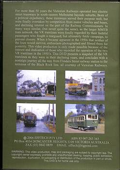 "VR Tramways in the 1950s" - rear