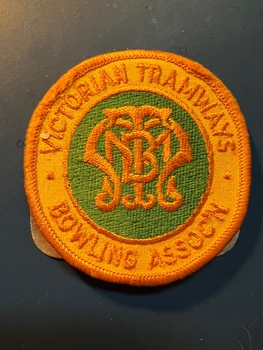 Pocket badge - Victorian Tramways Bowling Association - front