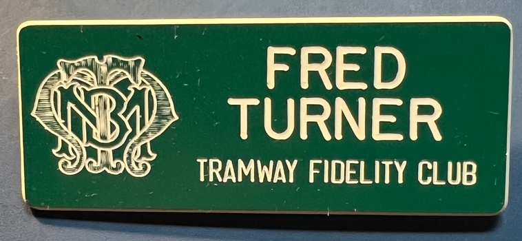 Name badge - Tramway Fidelity Club