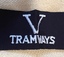 VTBA navy blue hat band - Vic Trams - close up