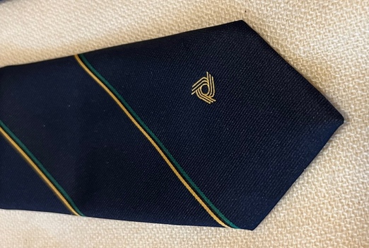 Uniform Tie - the Met logo close up