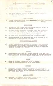 "Constitution for the Victorian Tramways Bowls Association" - front page