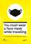 Poster - must wear face masks on public transport - 2021