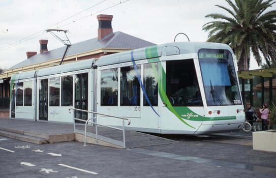Colour - Melbourne Trams C1 3010 Port Melbourne Station