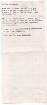 Pamphlet - "New 'A' class trams - p2