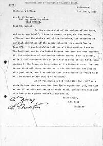 Memorandum - re tram SW6 850 