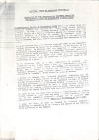 Reports and Correspondence re classification by National Trust of W class tramcars