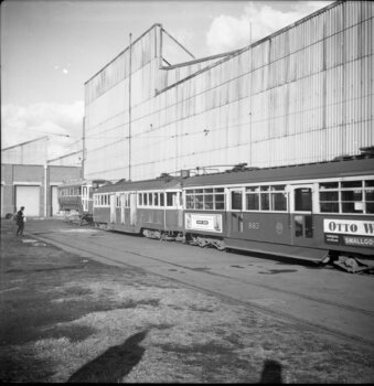 SW6 883, W2 and 182 stored at Preston Workshops.