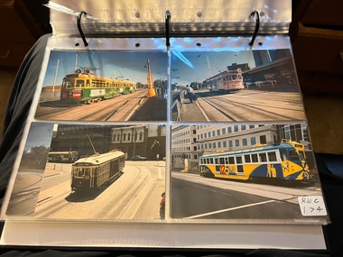 Photo of the first page of the album sheets.