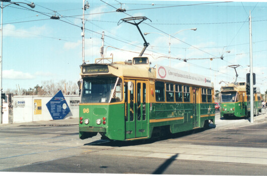 Z 96 (Route 3, University) at Flinders and Swanston Streets.
