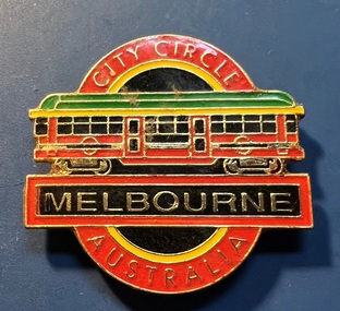 Souvenir - Melbourne City Circle fridge magnet