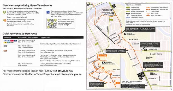 Buses replace trams along St Kilda Road and Route 58 - page 2