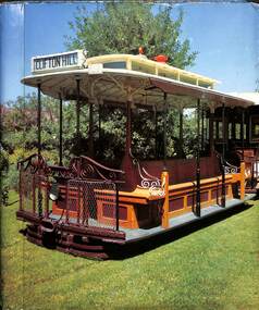 Cable tram folder album with VR and other tramway photos and items - cover