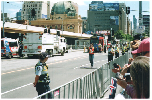 Z3 158 as the Royal Tram - Princes Bridge - 3 - with Yarra Trams breakdown truck