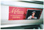 One of the posters in the tram.
