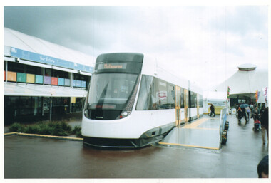 Mock up of an E class tram at the 2011 Royal Show - 1