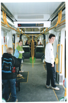 Mock up of an E class tram at the 2011 Royal Show - 5