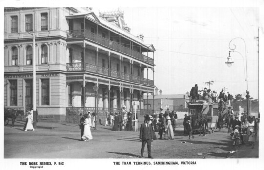 "The Tram terminus Sandringham Victoria"