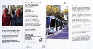 Pamphlet - "Accessibility Guide" - front