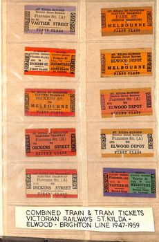 Public Transport Tickets - page 1 - VR tram/rail tickets
