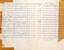 Handwritten note giving cable tram route details.