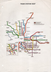 "Tram System Map" - The Met, c1990
