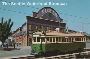 "The Seattle Waterfront Streetcar" - postcard