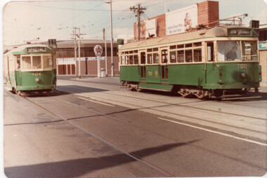 Photograph - Set of two photographs - Union Road - Ascot Vale VR700 and L104, 1-3-1980