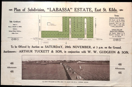 "Labassa Estate" - Balaclava Road, East St Kilda - centre page