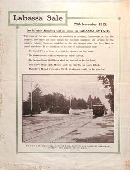 "Labassa Estate" - Balaclava Road, East St Kilda - back page