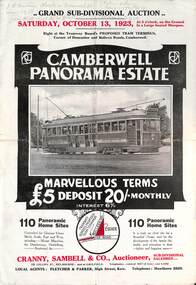 "Camberwell Panorama Estate" - front page