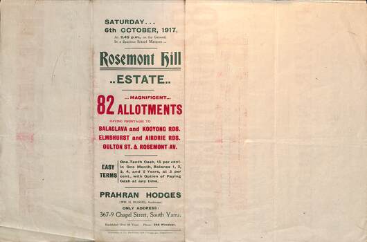 "Rosemont Hill Estate" pamphlet - page 4