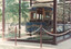 Cable tram set 1 on display - Russell St.