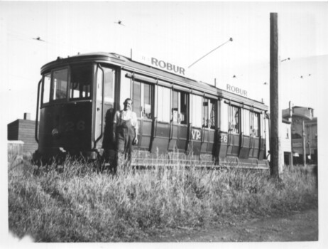 VR Tram 26 at Sandringham station yard.
